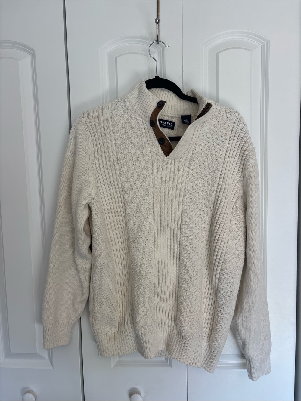 Ralph Lauren Chaps Cream chunky Sweater